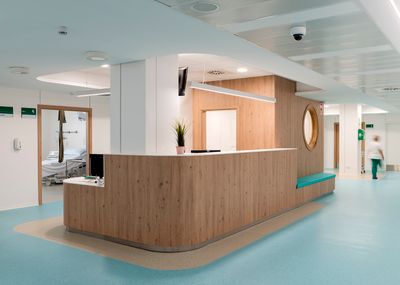 Revestimientos Gerflor para la premiada área de Maternidad del Hospital Punta de Europa