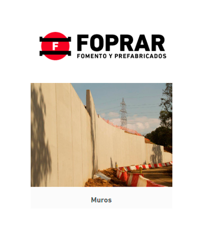 Foprar, proveedor integral para grandes infraestructuras