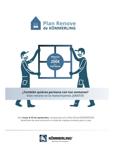 Estrena ventanas con el Plan Renove de KÖMMERLING