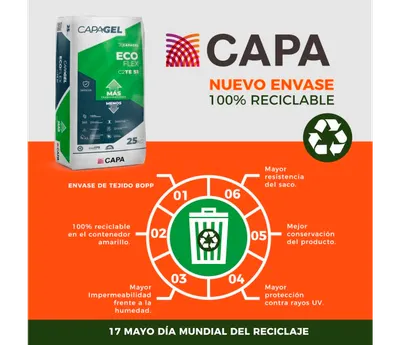 CAPA presenta su nuevo saco 100% reciclable